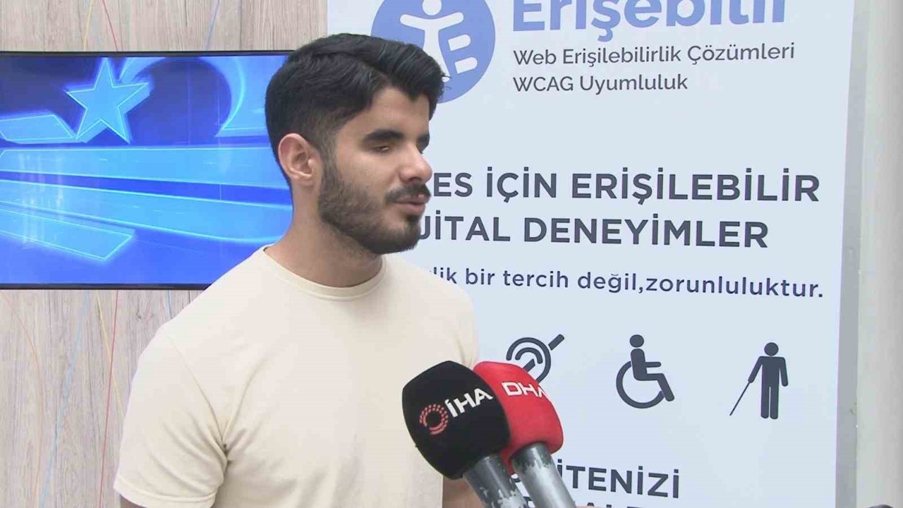 Görme engelli bireylerin hayatına ilaç olacak uygulama: ‘Erişilebilir’ projesi
