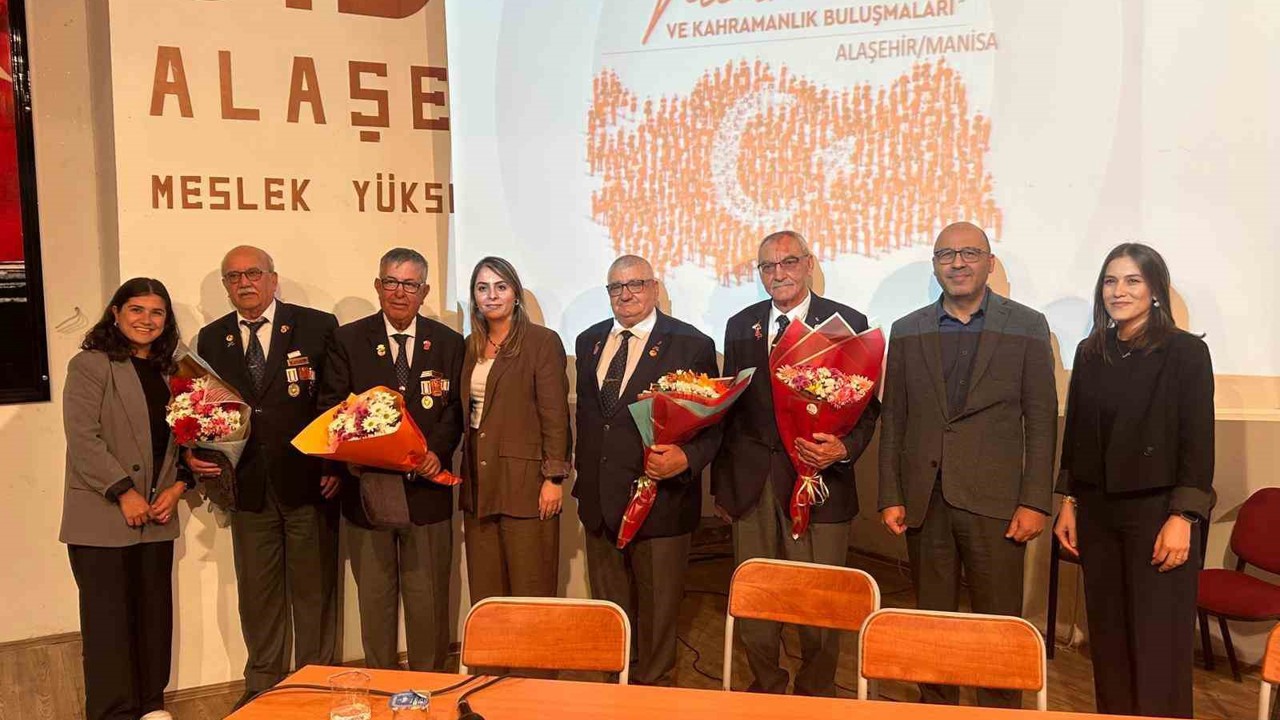 Gaziler, öğrencilerle buluştu
