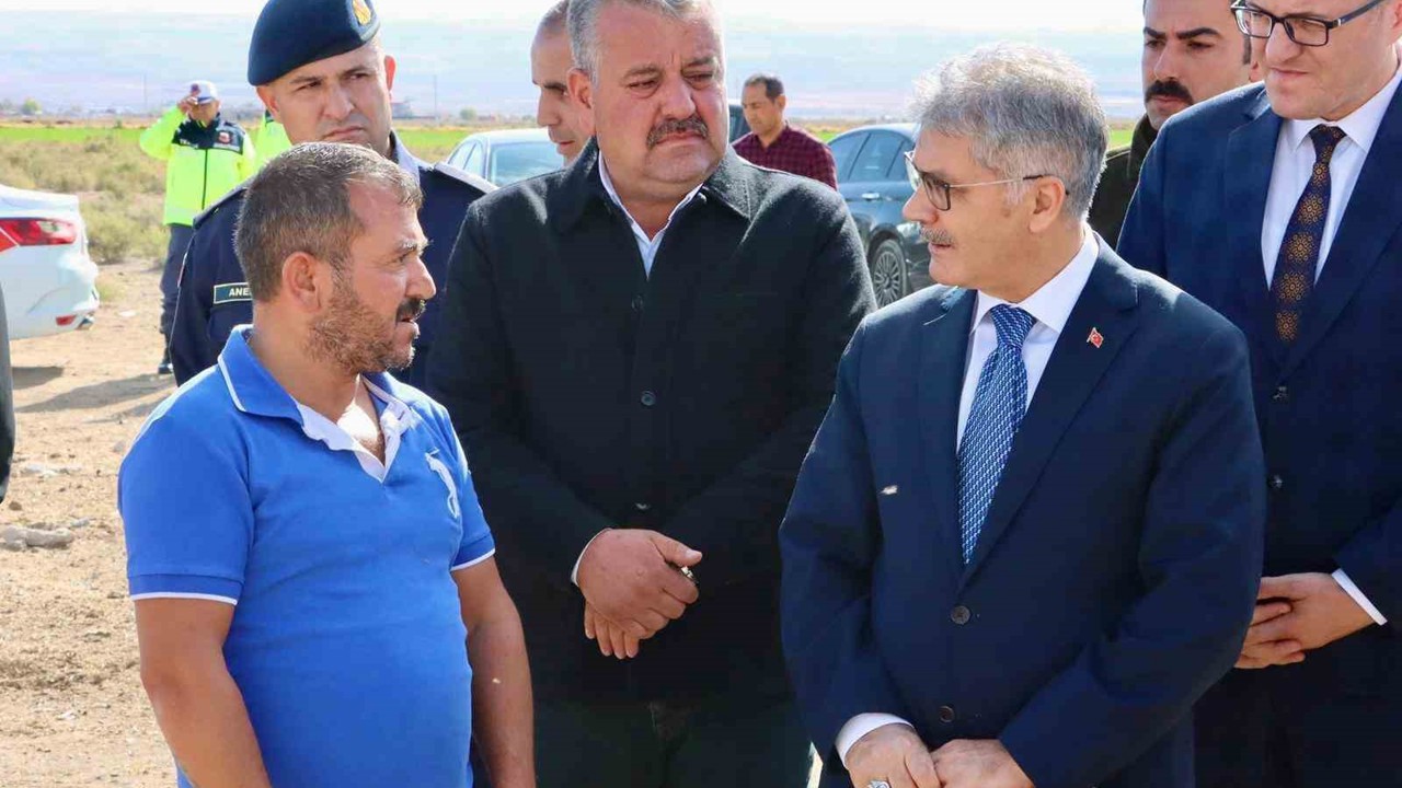 Yangında hayvanlarını kaybeden üreticiye 72 küçükbaş teslim edildi

