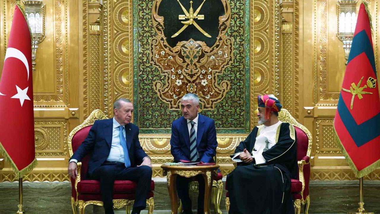 Cumhurbaşkanı Erdoğan, Umman Sultanı El Said ile bir araya geldi
