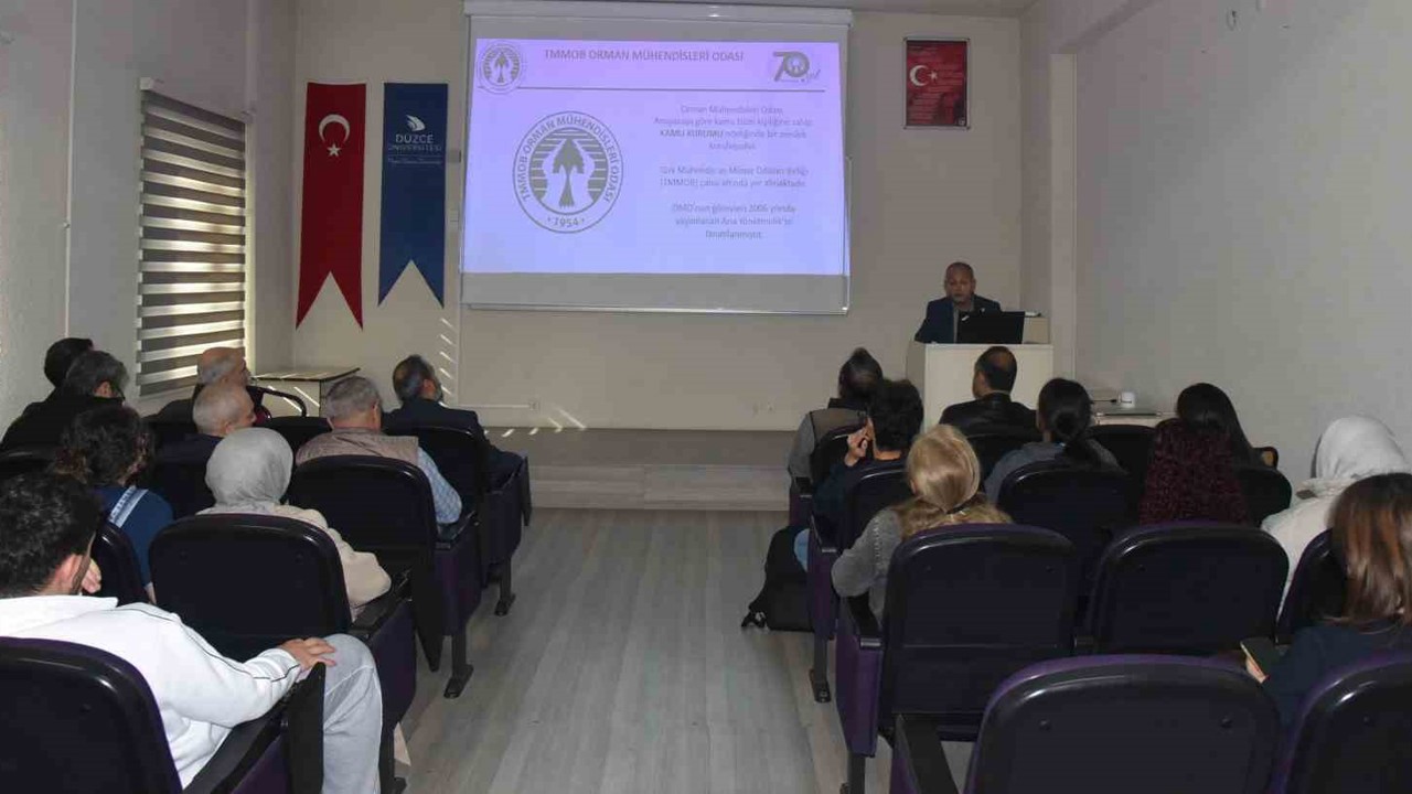 Orman Fakültesi öğrencileri mesleğin duayenleriyle bir araya geliyor
