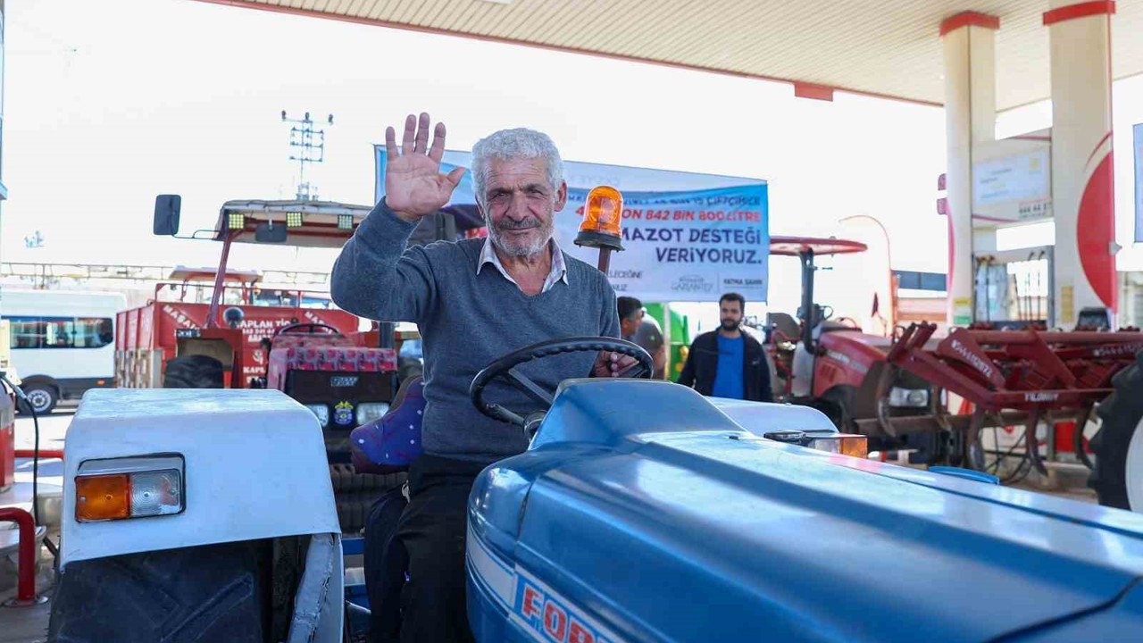 Gaziantep Büyükşehir’den çiftçiye 18 milyon 392 bin 300 litre mazot desteği
