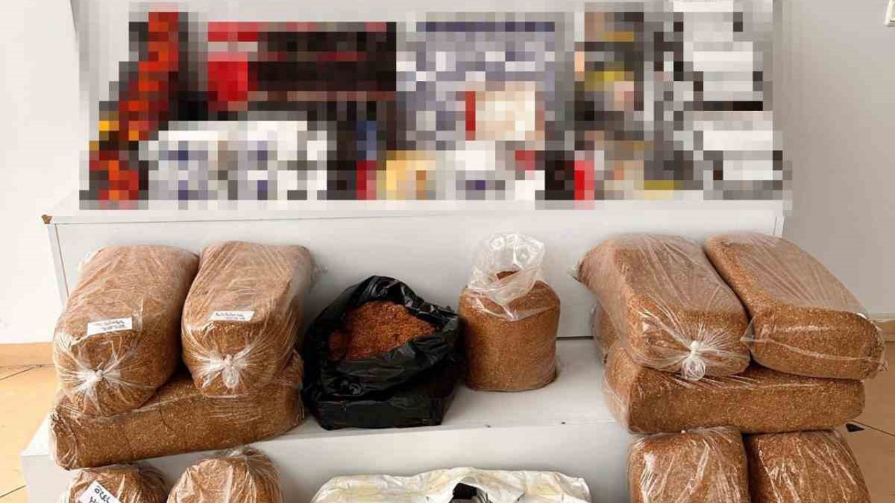 Samsun’da kaçak tütün mamulleri operasyonu
