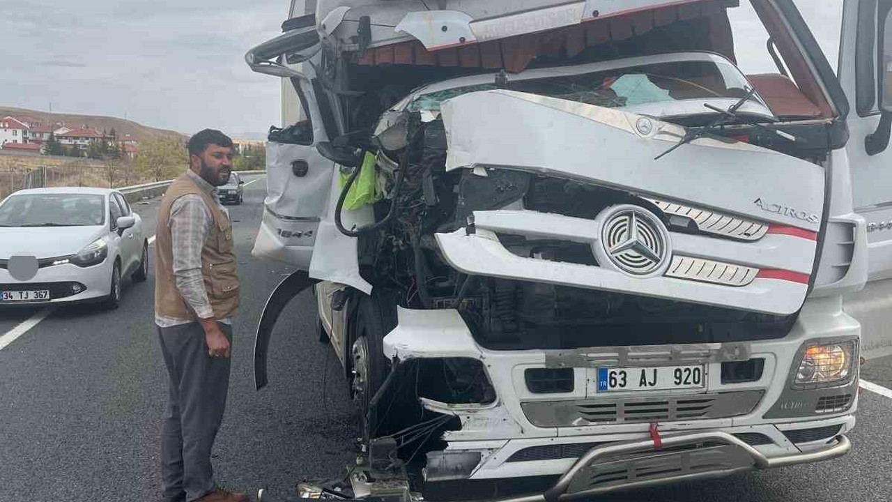 Kulu’da tır kazası: 1 yaralı
