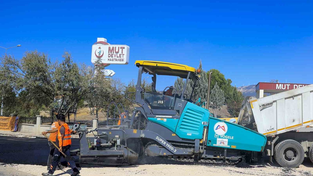 Mut’ta yenilenen yollar ulaşımı rahatlattı
