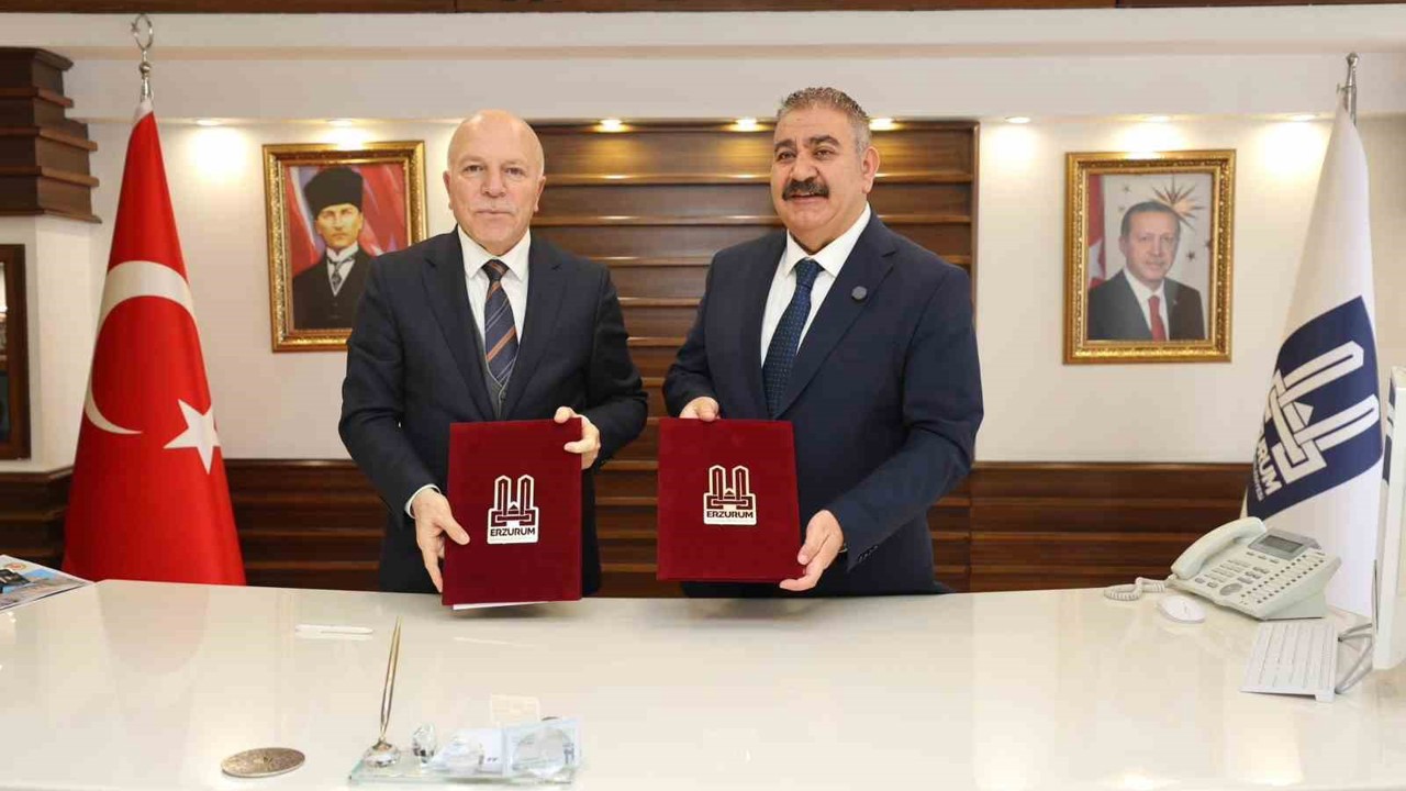 Büyükşehir ve Palandöken arasında iş birliği protokolü
