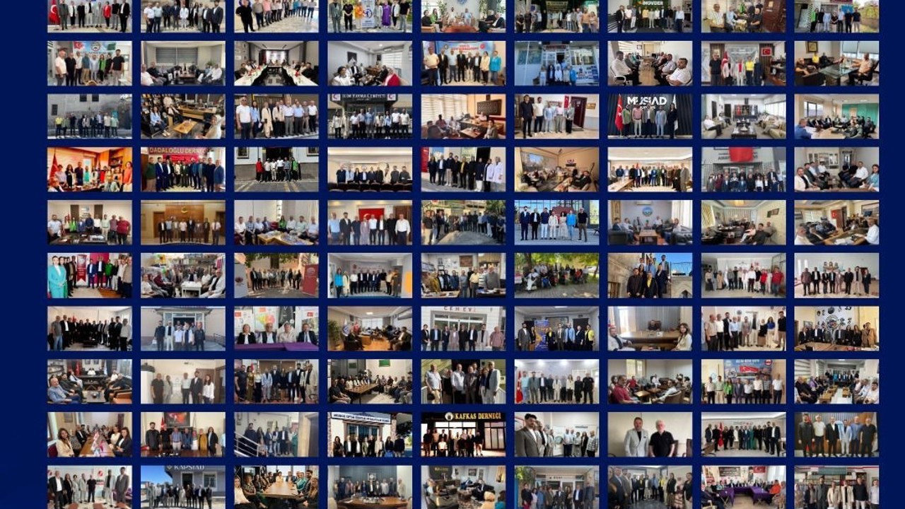 AK Parti Kayseri İl Teşkilatı ‘Yüz Günde 100 STK Ziyareti’ programını tamamladı
