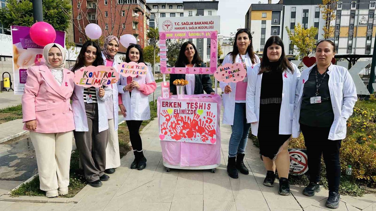 Yüksekova’da meme kanserine karşı önemli uyarı: Erken teşhis hayat kurtarır
