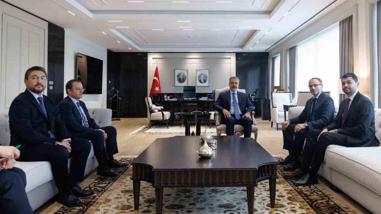 Bakan Fidan, TÜRKPA Genel Sekreteri Büyükelçi Hasan’ı kabul etti
