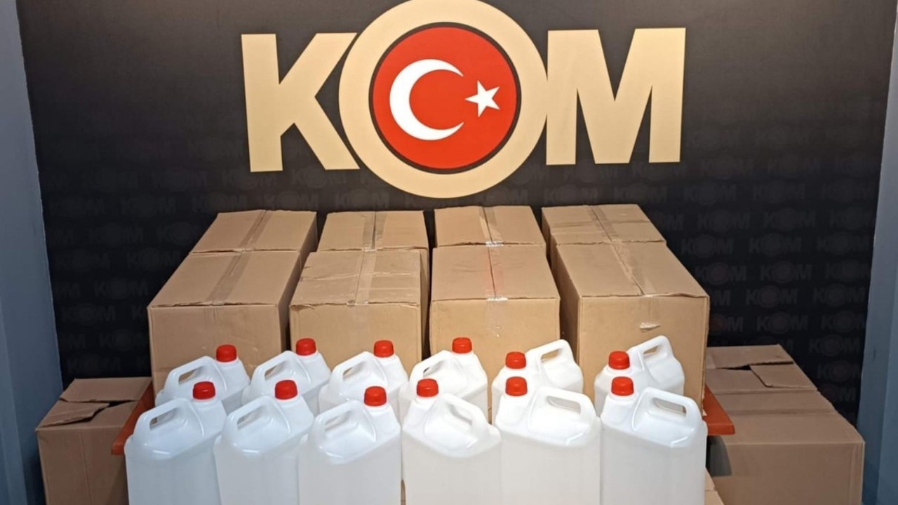 Manisa’da kaçak alkol operasyonu
