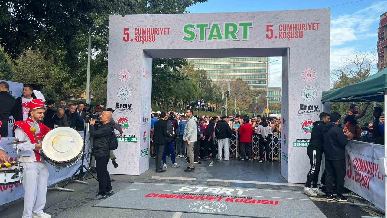 Gaziosmanpaşa’da 5. Cumhuriyet Koşusu heyecanı
