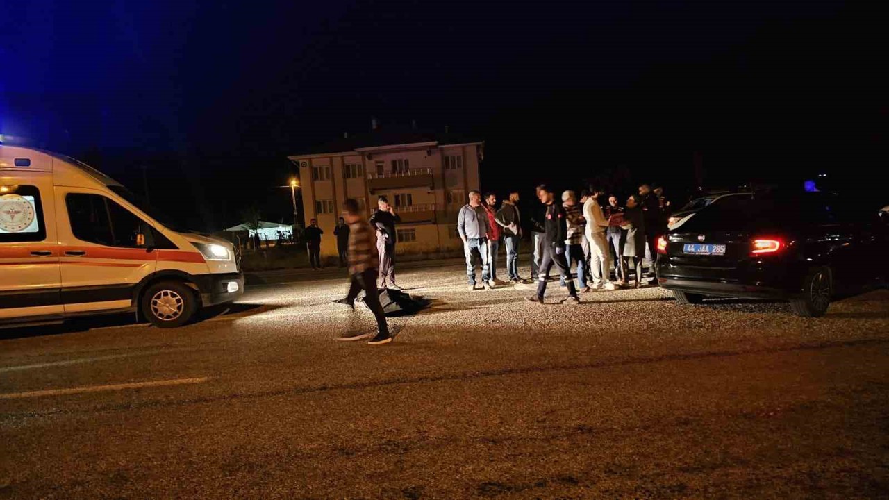 Malatya’da hafif ticari aracın çarptığı yaya hayatını kaybetti
