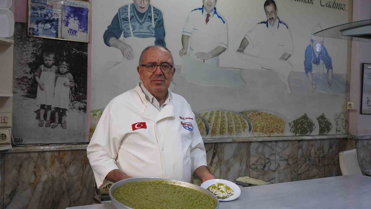 Kilis’in tescilli tatlısı Cennet Çamuru hafifliği ve lezzetiyle ilgi görüyor
