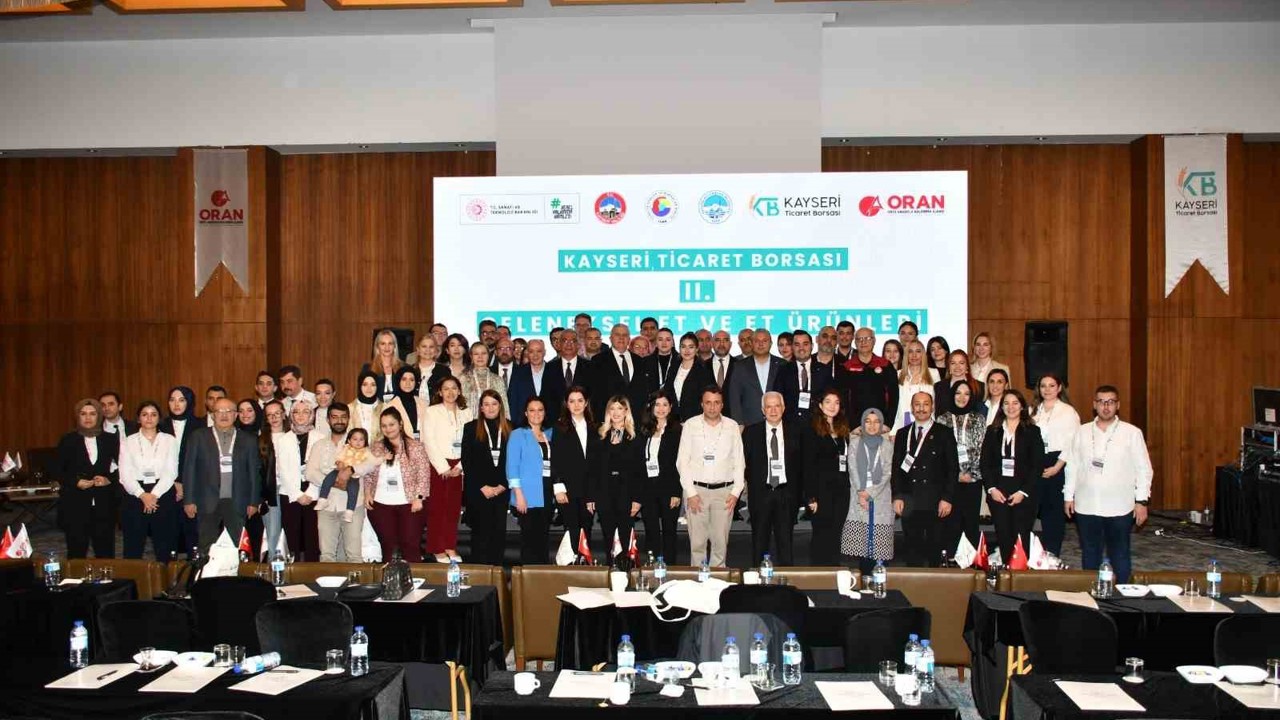 Kayseri Ticaret Borsası II. Geleneksel Et ve Et Ürünleri Çalıştayı tamamlandı

