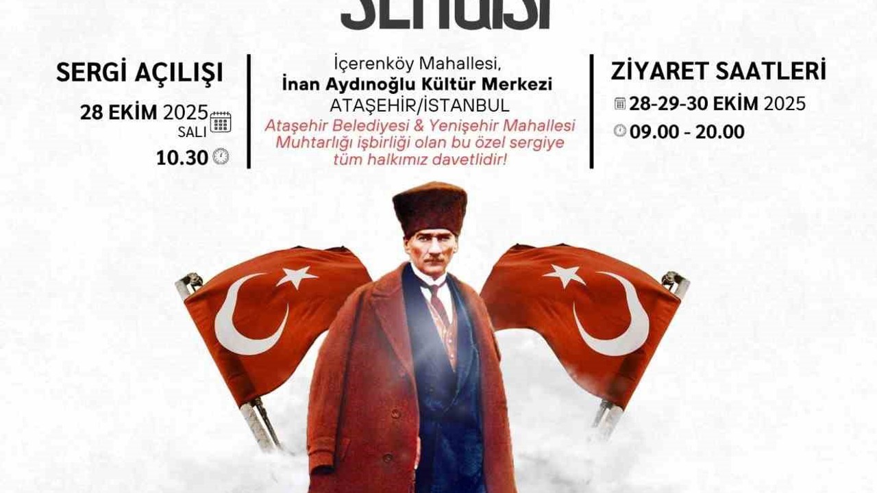 Atatürk’ün kıyafetleri Ataşehir’de sergilenecek
