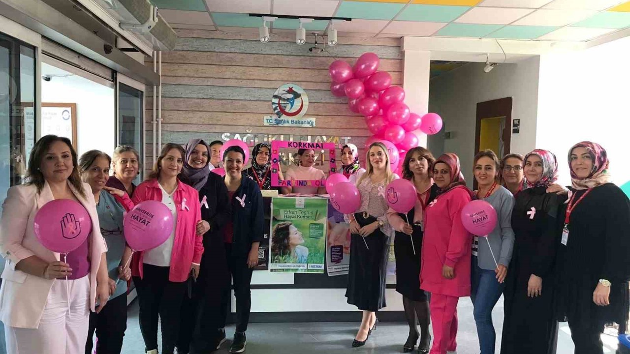 Elazığ’da meme kanseri farkındalık etkinliği
