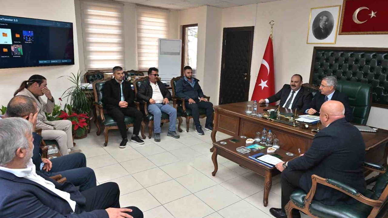 Mücahit Yanılmaz’dan Başkan Hamamcı’ya ziyaret
