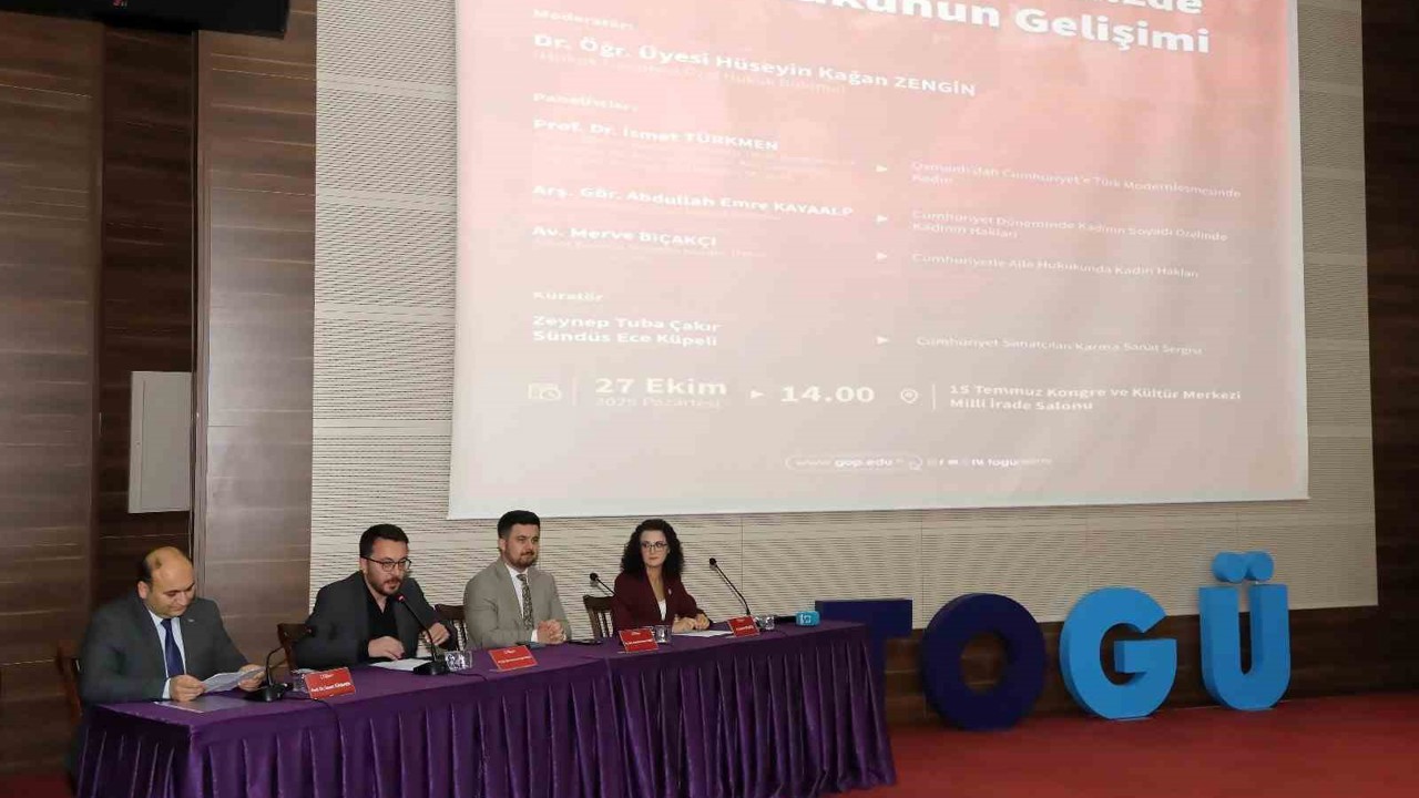 TOGÜ’de Cumhuriyetin 102’nci yılında ’aile hukukunun dönüşümü’ konuşuldu
