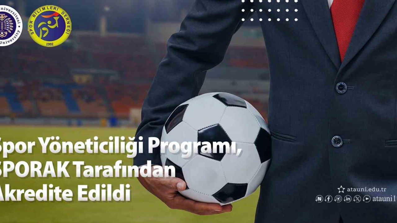 Spor yöneticiliği programı, Sporak tarafından akredite edildi
