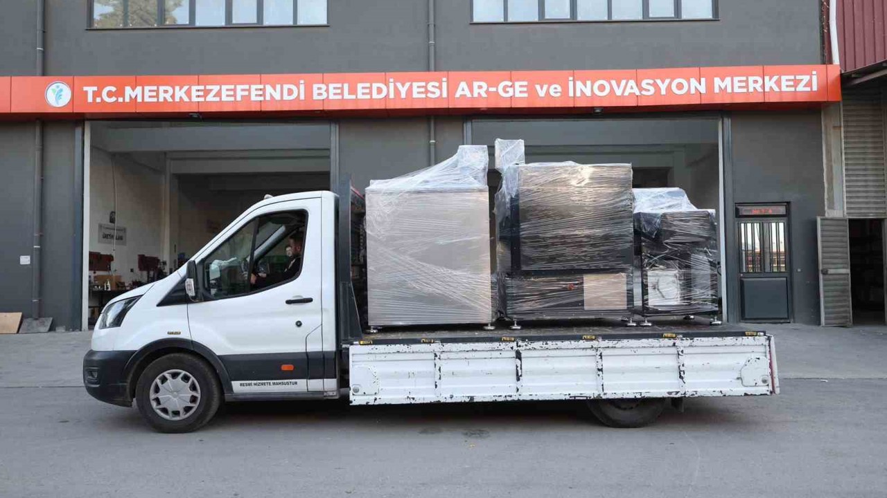 Merkezefendi Belediyesinin 31. mama makinesi Eskişehir’e teslim edildi
