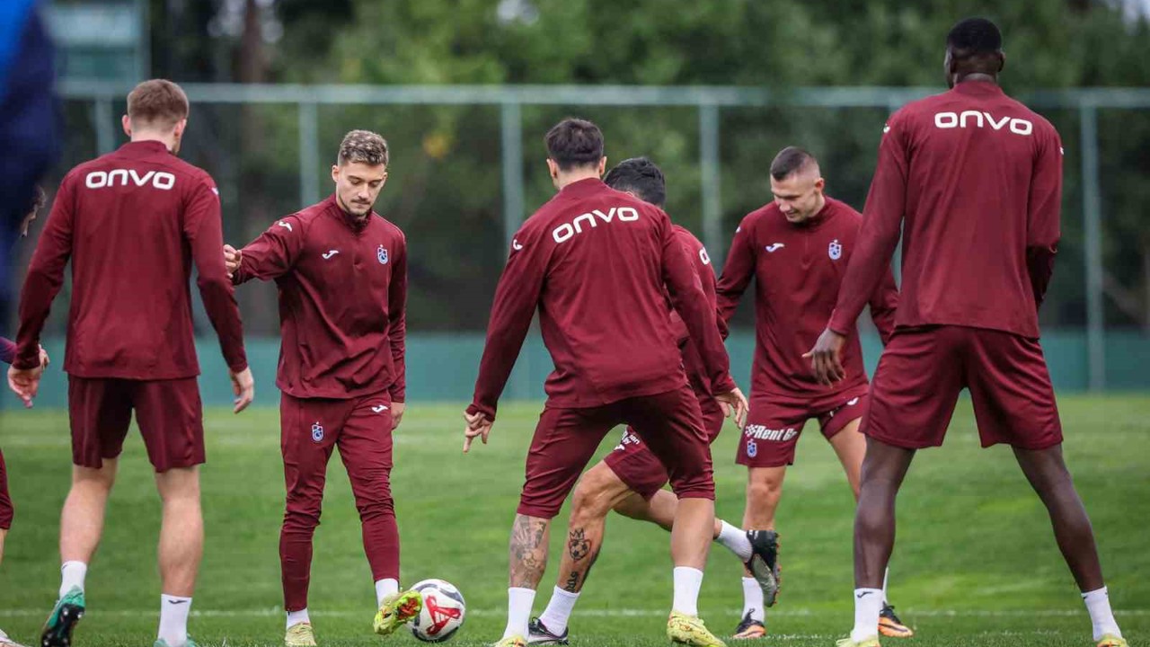 Trabzonspor, Galatasaray maçı hazırlıklarını sürdürdü
