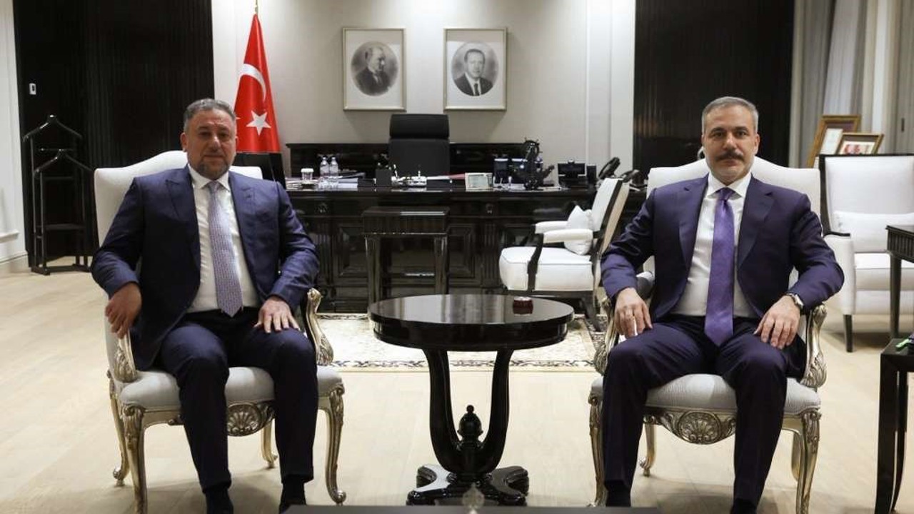 Bakan Fidan, Irak Egemenlik İttifakı Lideri Hançer’i kabul etti

