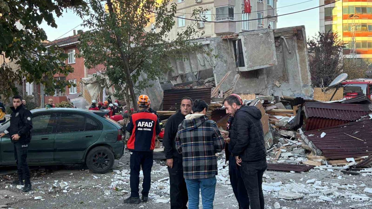 Gebze’de çöken binanın eski hali ortaya çıktı
