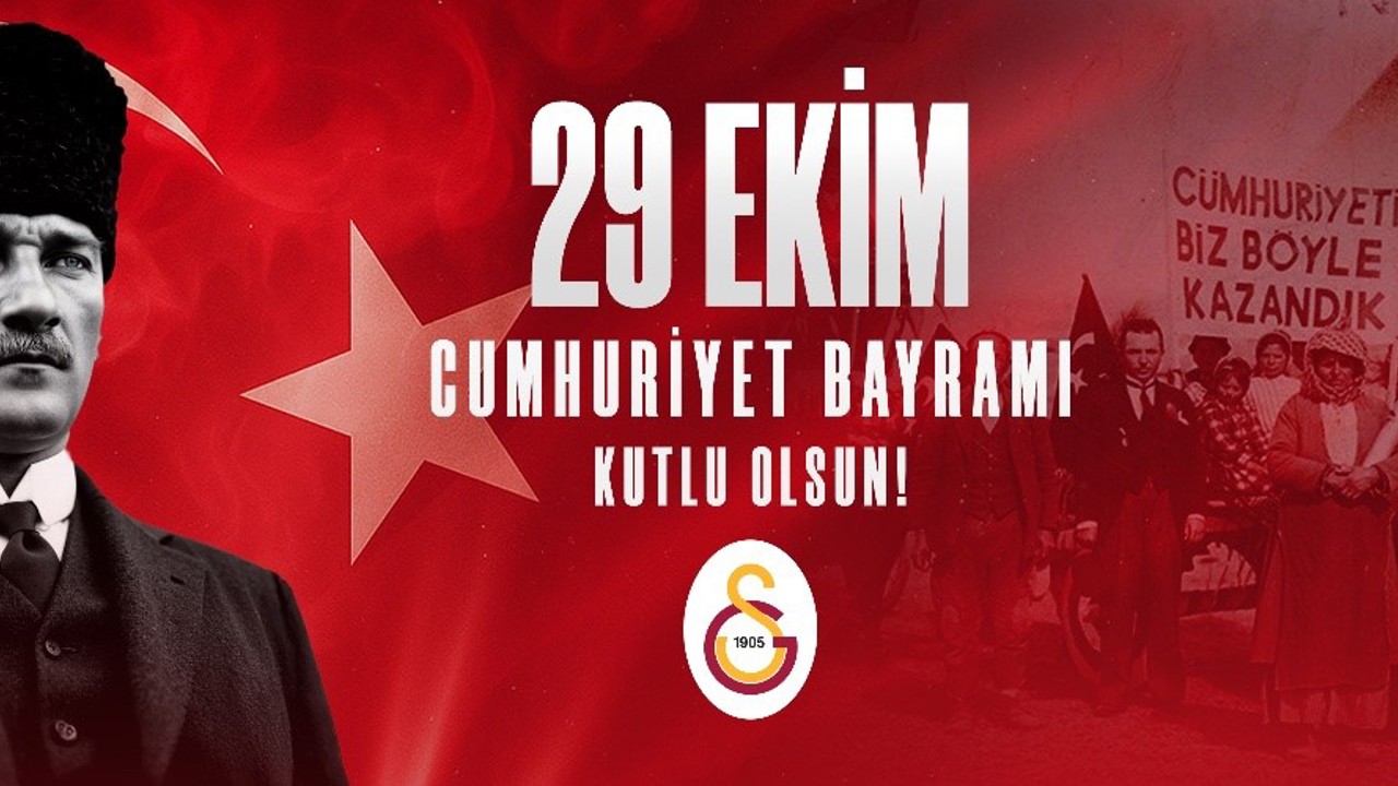 Spor camiasından 29 Ekim Cumhuriyet Bayramı mesajları
