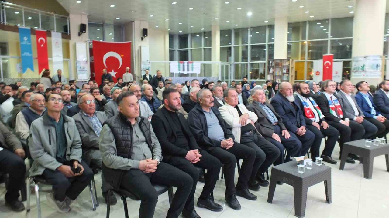 Dinar’da ‘İlk Kıblemiz Mescid-i Aksa, Kudüs Bilinci ve Filistin Davası" konulu konferans
