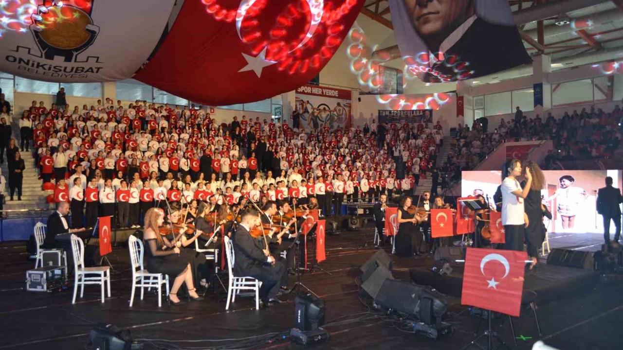 Onikişubat’ta ‘Cumhuriyet’in 1000 Sesi’ konseri

