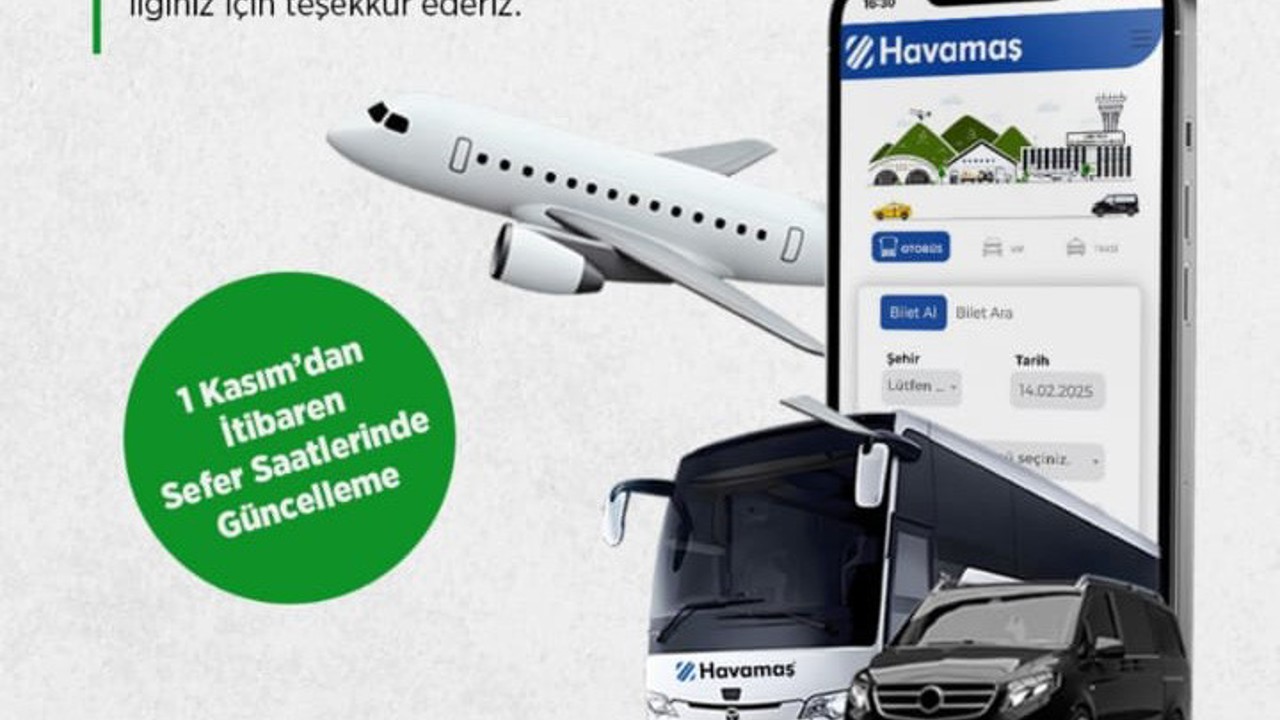 Havamaş’ta sefer saatleri güncellendi
