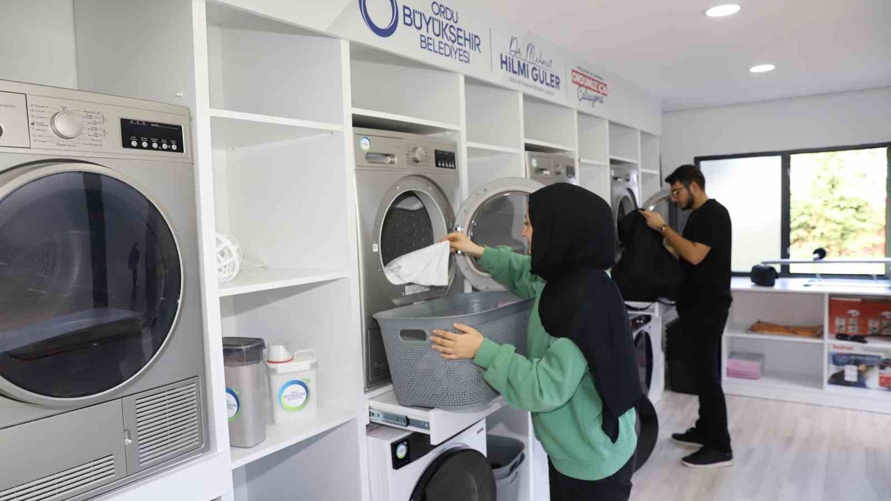 Ordu’da kent çamaşırhanesinden 1 yılda 600 öğrenci yararlandı
