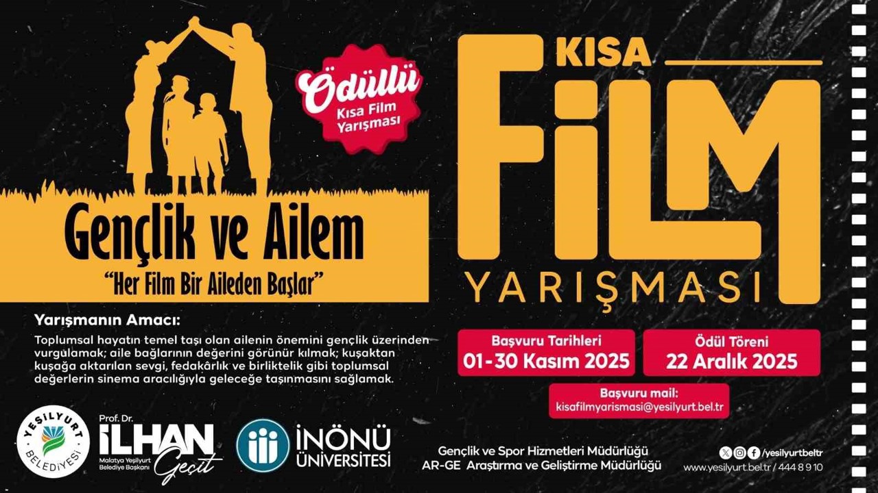 Belediyeden Aile Yılı’na özel kısa film yarışması
