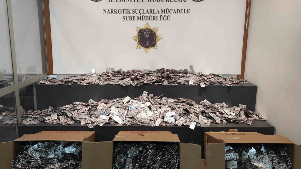 Samsun’da 110 bin uyuşturucu hap ele geçirildi
