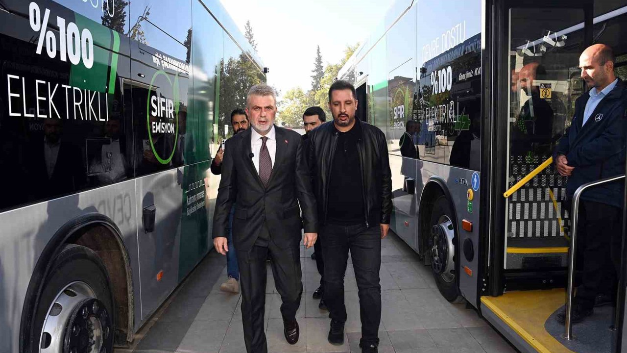 Başkan Görgel:"Yeşil ulaşım hamlemizle Kahramanmaraş’ımızı geleceğe taşıyoruz"

