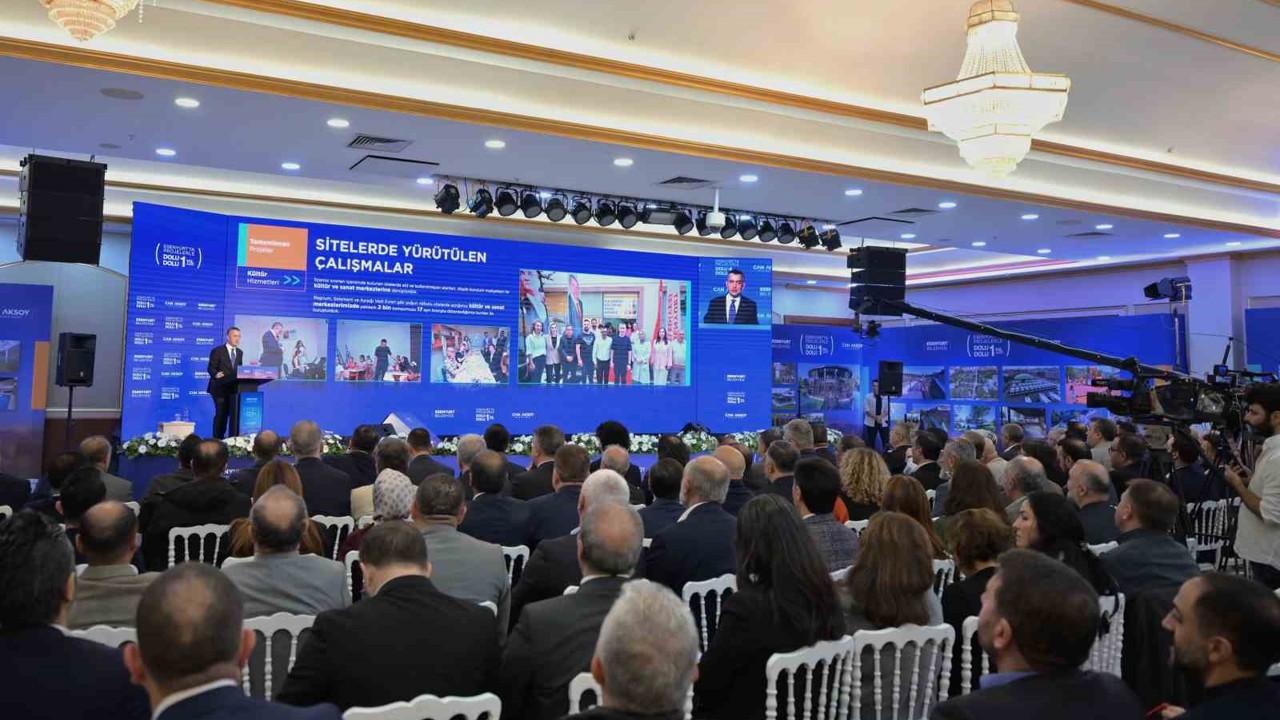 "Esenyurt’ta Projelerle Dolu Dolu 1 Yıl" programında hayata geçirilen projeler anlatıldı
