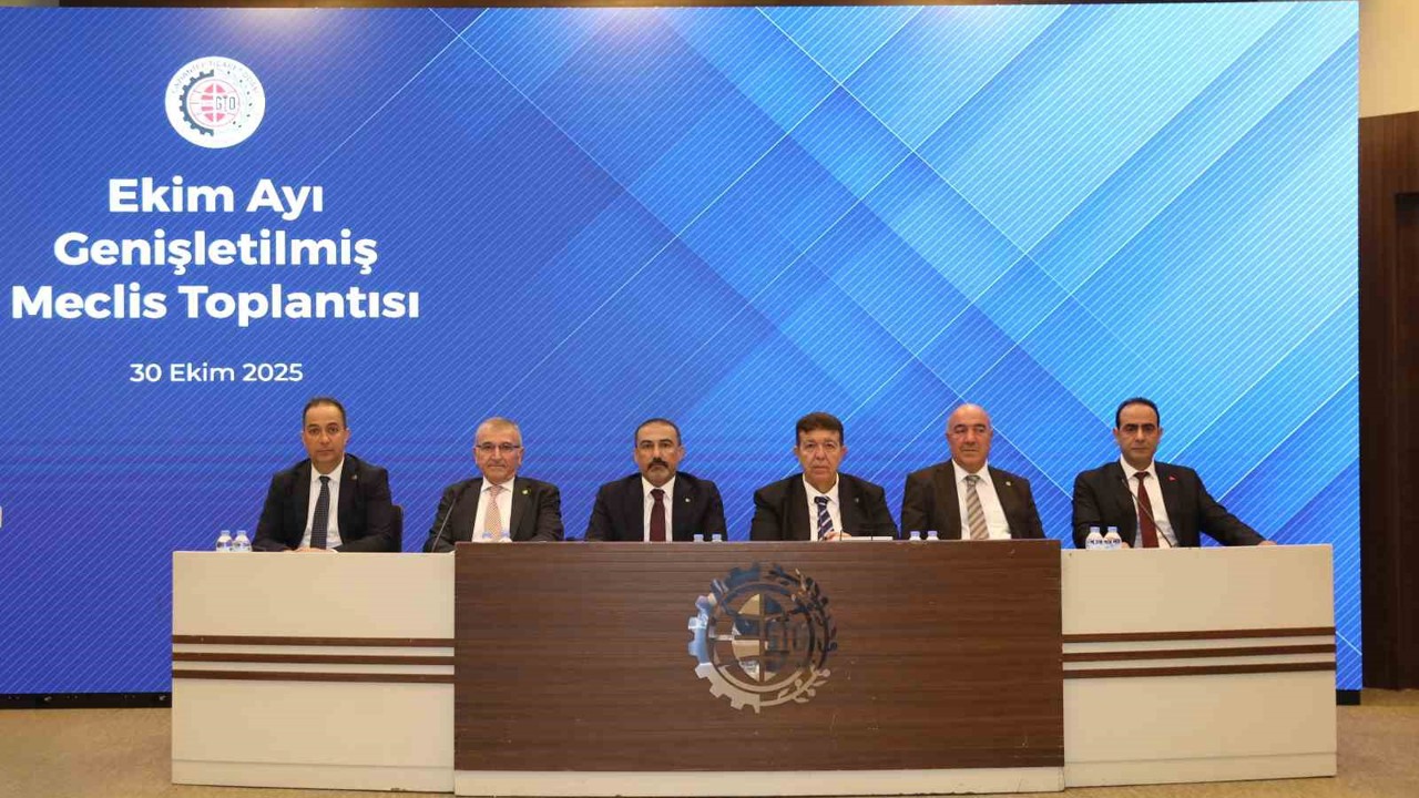 GTO’nun ekim ayı meclis toplantısı genişletilmiş olarak yapıldı
