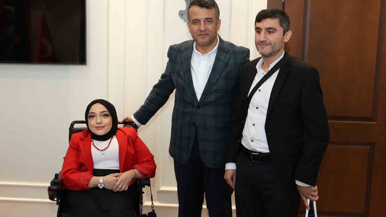 Başkan Doğan’dan engelli sporculara destek
