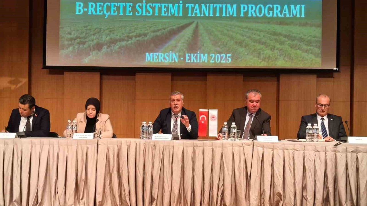 Tarımda dijital dönüşüm: ’B-Reçete’ sistemi Mersin’de tanıtıldı
