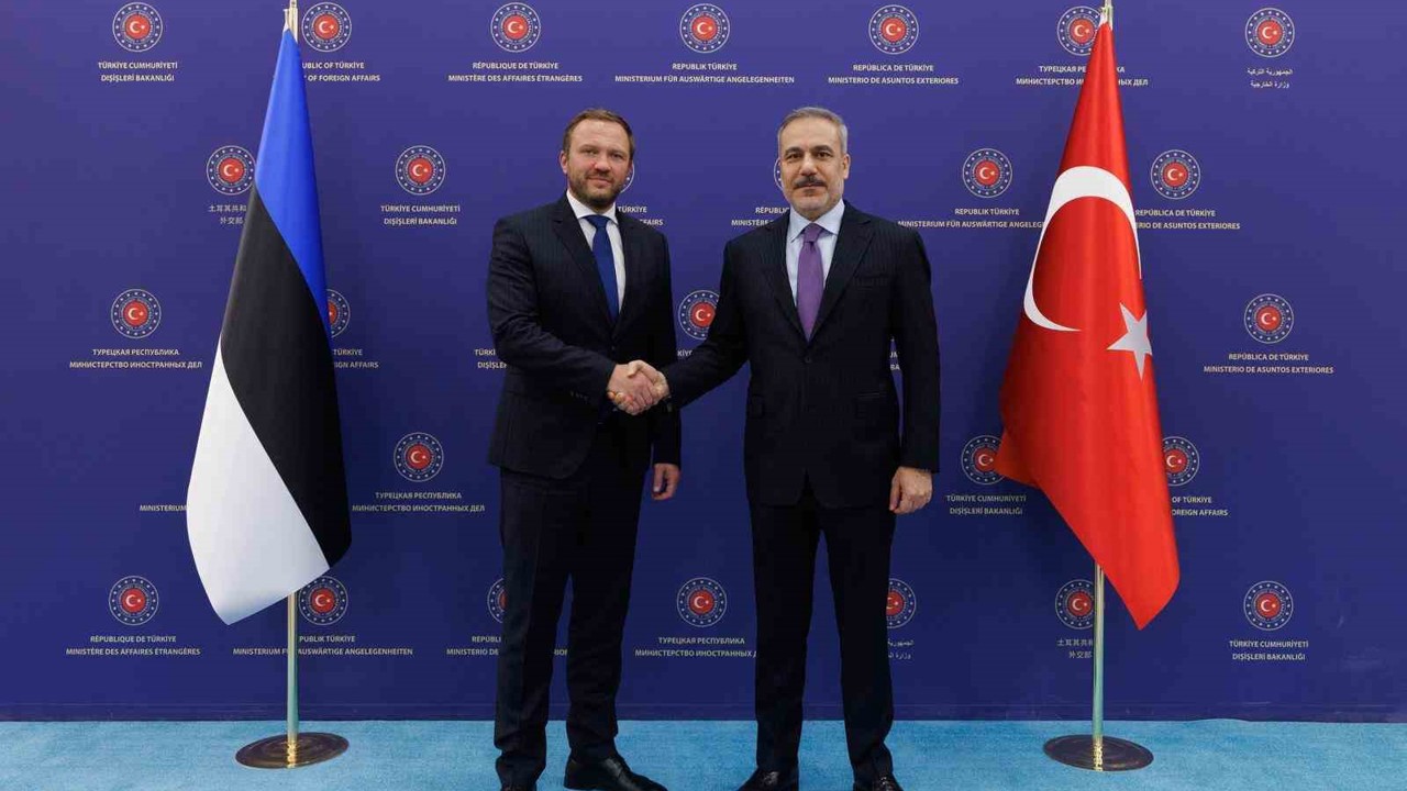 Bakan Fidan, Estonyalı mevkidaşı ile görüştü
