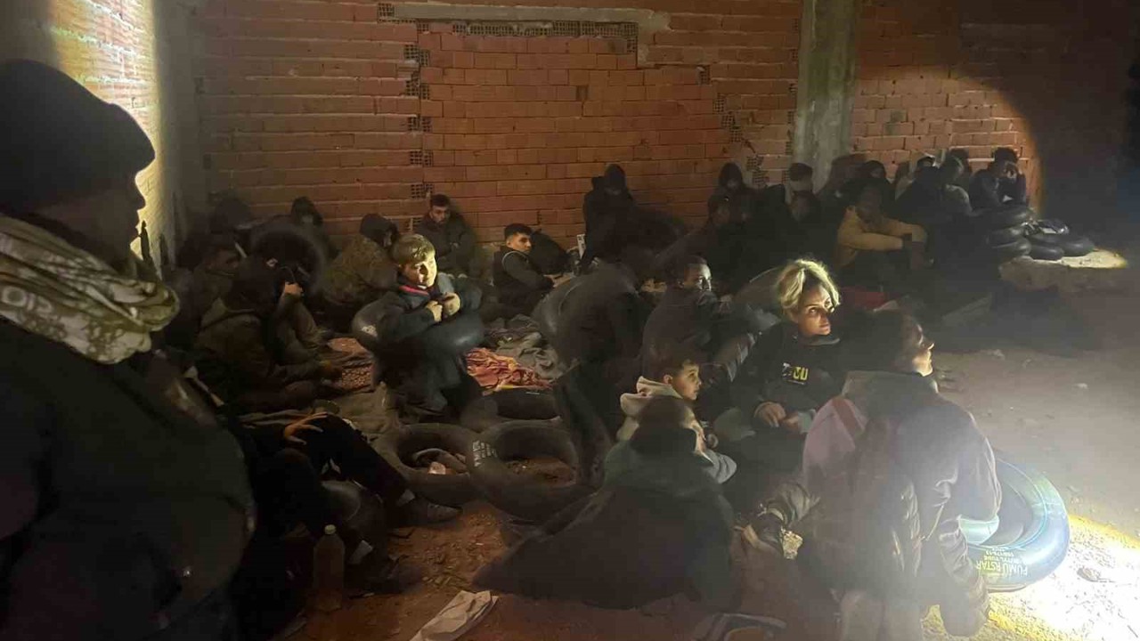 Metruk binadan 29 kaçak göçmen çıktı
