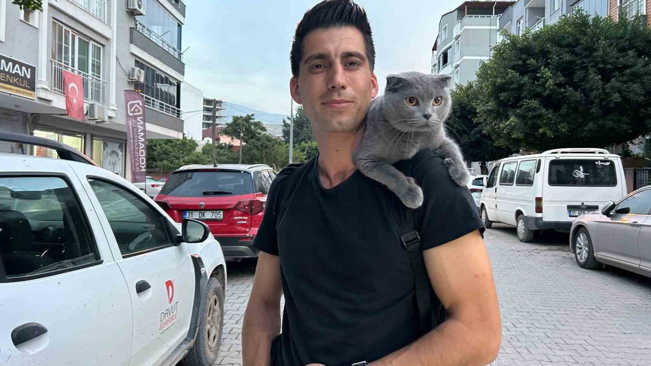 ‘Nasıl kaçmıyor’ diyenler olsa da ‘Duman’ sahibinin omzunda kenti turluyor
