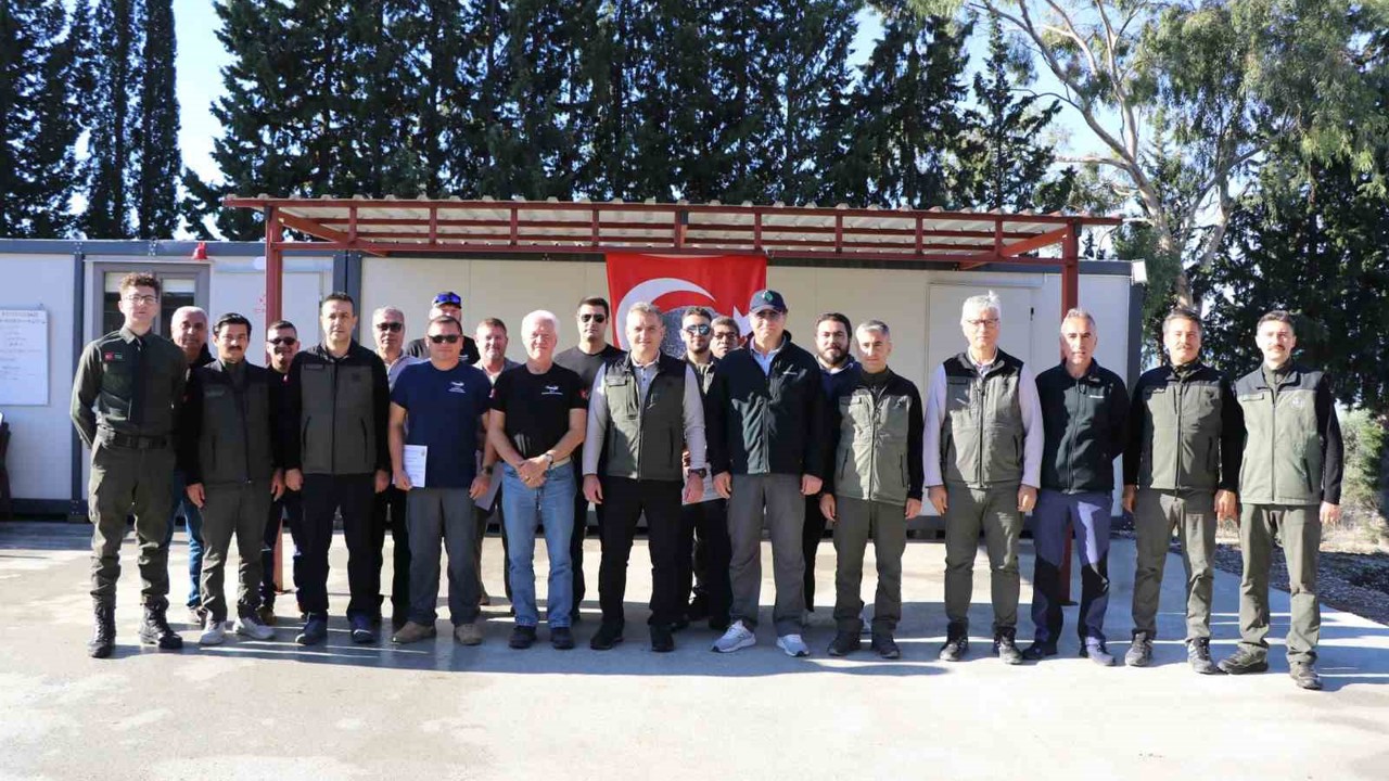 Yangın söndürme hava araçları ekiplerine teşekkür
