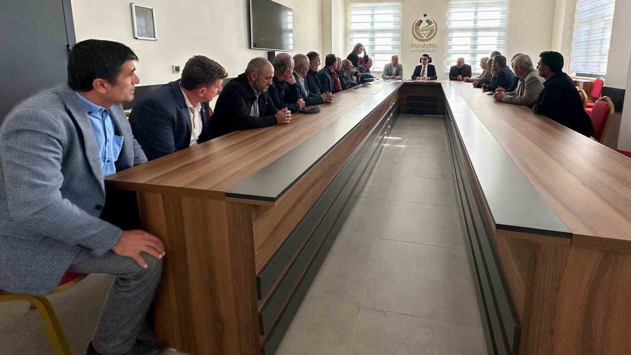 Pazaryeri’nde köylerin su sorunu masaya yatırıldı
