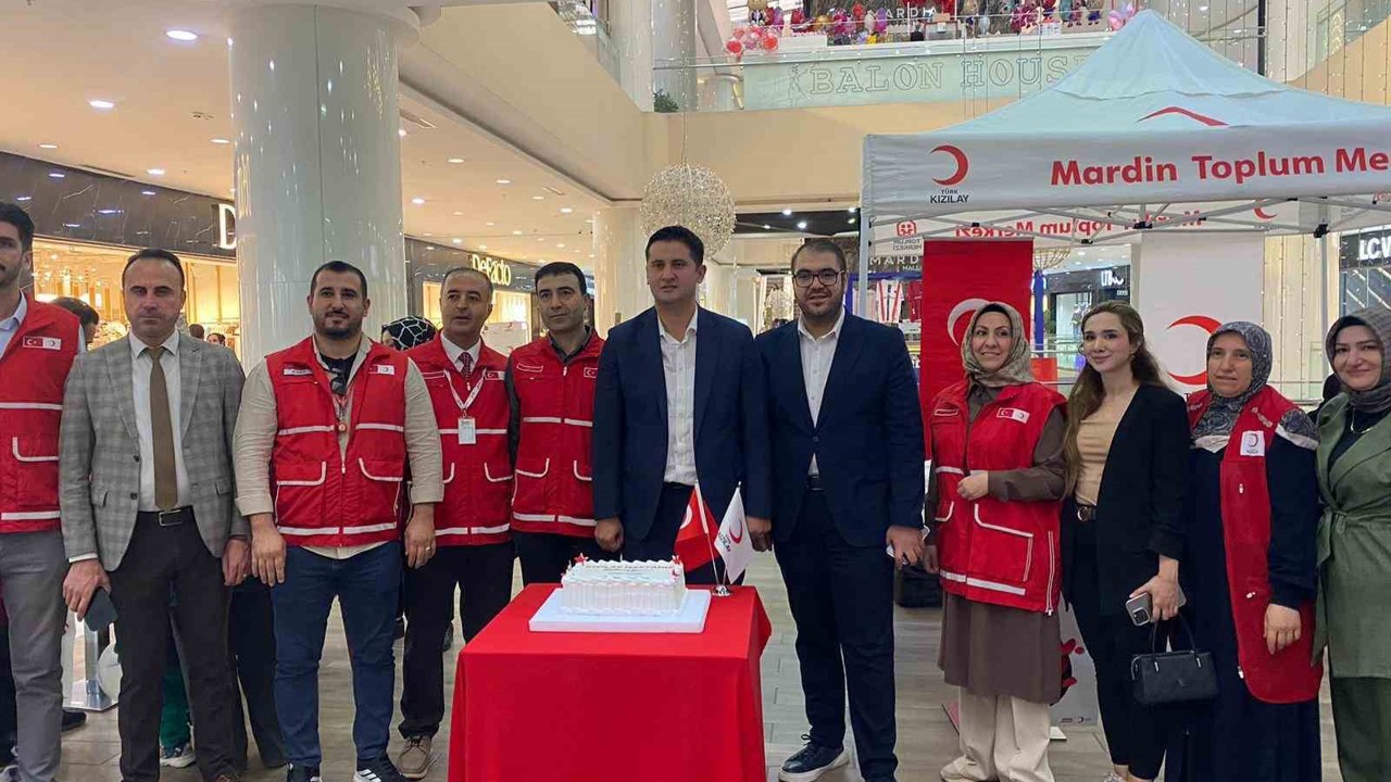 Kızılay Haftası Mardian Mall’da kutlandı
