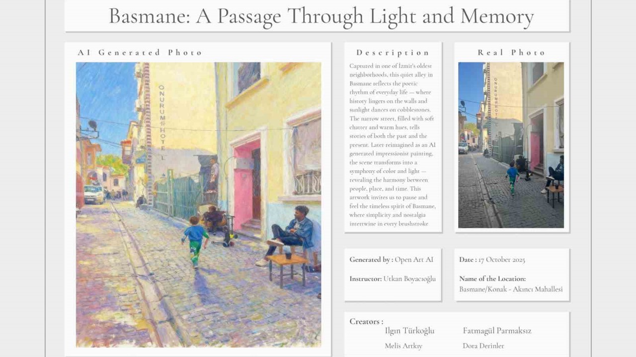 İzmir’in sokakları ‘tabloya’ dönüştü
