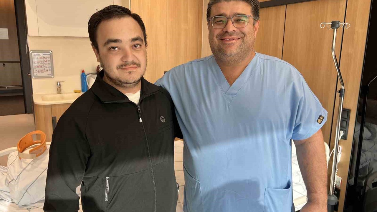 Beyincik sarkması ameliyatı sonrası sağlığına kavuştu
