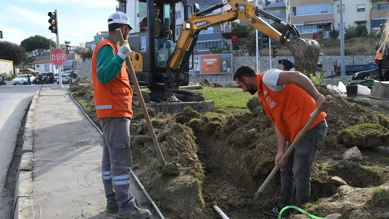 Kuşadası Belediyesi’nden çevreye duyarlı peyzaj uygulaması
