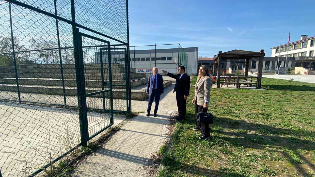 Arslantürk Spor Lisesi öğrencileriyle bir araya geldi
