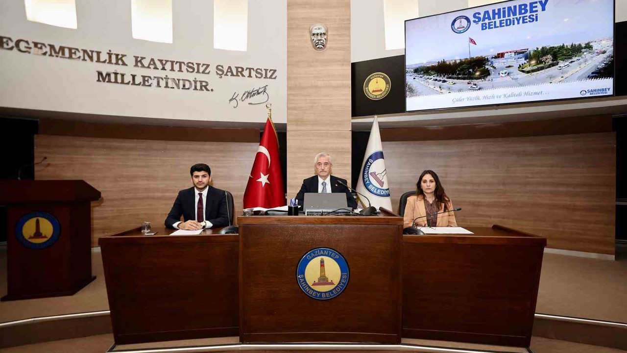 Şahinbey Belediyesi kasım ayı meclis toplantısı yapıldı
